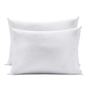 2 peças - Travesseiro Altenburg Dueto Toque de Seda, New Poliéster, Branco - 50cm x 70cm