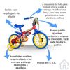 Bicicleta Infantil Nathor Aro 12 Vermelho  