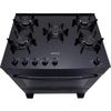 Fogão Atlas Monaco Top Glass 5 Bocas Com Acendimento Automático - Preto