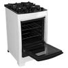 Fogão Dako Supreme Glass 4 Bocas Acendimento Automático Bivolt - Branco