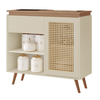 Buffet Tuboarte, Cor Off White/Freijo