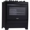 Fogão Dako Supreme Glass 5 Bocas, Acendimento Automático - Preto
