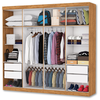 Roupeiro/Guarda Roupas Carioca Moveis Rubi 8 Portas 4 Gavetas Plus - Pe Cin-Br