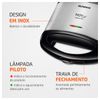 Sanduicheira Mondial S-07 220V/60Hz Preta/Inox