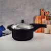 Panela de Pressão Tramontina Vancouver, Pré-Aluminio Com Revestimento Antiaderente, 6,0L, 24CM - Preto