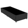 Cama Box Gazin New York Hf Molejo Solteiro 88x1,88 - Preto