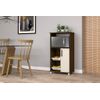 Fruteira Josan Izys Com Rodiz Camel/Off White