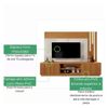 Home Mavaular Arezzo 2,20M Com Led Cascata 2 Portas - Naturalle/Off White