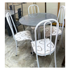 Mesa Aco Coelho Madrid Red + 4 Cadeiras N.09 GR Luxo Brm/Br C