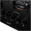 Cooktop Atlas 5 Bocas com Mesa de Vidro e Tripla Chama U Top Bivolt - Preto