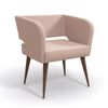 Poltrona Kappesberg Antara Tecido A032 Veludo Deluxe Rose
