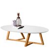 Mesa de Centro Tebarrot Camelia - Branco/Amêndoa