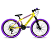 Bicicleta Colli Grau Aro 26 Cor Amarelo Fosco D