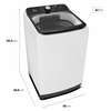 LAVADORA Midea Wave Agitator, 13KG, Branco, 220V - MA512W130A/WKBR05