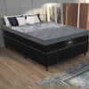 Cama Box Gazin, New York, Hf Molejo, Queen, Molas Ensacadas, M: 1,58x1,98cm - Preto