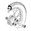  RAIO CROMADO  CRF 250 F TRASEIRO 4MM