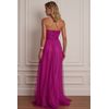 Vestido Laço Tule Fucsia