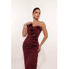 Vestido Monique Marsala 
