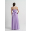 Vestido Laço Tule Lavanda