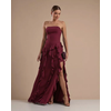 Vestido Movimento Marsala 