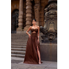 Vestido Eliane Marrom