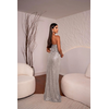 Vestido Glam Prata 