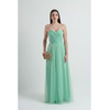 Vestido Laço Tule Menta