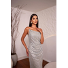 Vestido Glam Prata 