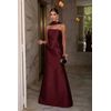Vestido Peplum Marsala 
