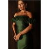 Vestido Flor 3D Oliva