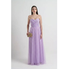 Vestido Laço Tule Lavanda