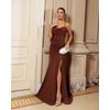 Vestido Kamille Marrom 