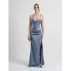 Vestido Grécia Azul Empoeirado