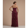 Vestido Movimento Marsala 