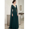 Vestido Bordado com Canutilhos Esmeralda 