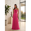 Vestido Plis Flor Pink 