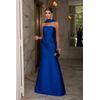 Vestido Peplum Azul Bic 