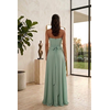 Vestido Plis Flor Menta 