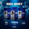 100% Whey Pote 900G - Max Titanium Sabor Leite