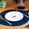 Kit 4 Pratos de Sobremesa de Porcelana Peixe e Mar - Coleção Peixes