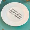 Prato de Sobremesa com Frase ''Elo Perfeito''