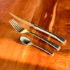 Kit 6 Colheres de Café Aço Inox Berna Champanhe Fosco 