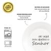 Kit 4 Pratos de Sobremesa Frase "Até aqui nos ajudou o Senhor''