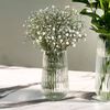 Vaso de Vidro Canelado Slim 15cm - 550ml