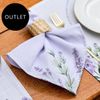 OUTLET Guardanapo em Linho Misto - Coleção Jardim de Lavandas