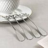 Kit 4 Espátulas de Aço Inox Leaves Prata - Wollf