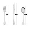 Faqueiro 18 Peças De Aço Inox  Prata Positano Premium - Lyor