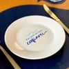 OUTLET Prato de Sobremesa de Porcelana Mar - Coleção Peixes