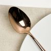 Colher Rose Gold De Aço Inox - Linha Premium
