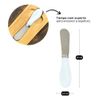 Manteigueira De Porcelana Tampa de Bambu e Espátula - Manteiga